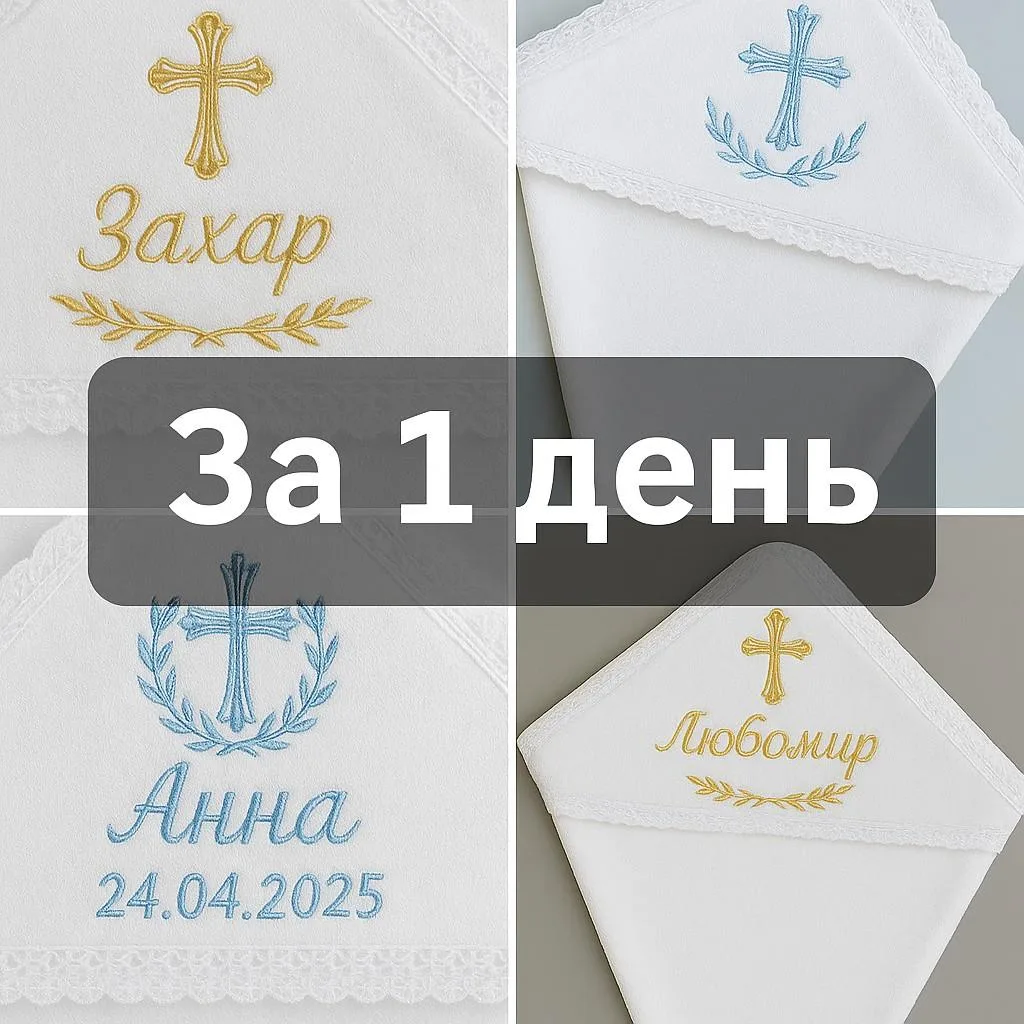 ! Іменна Крижма за 1 день. [Термінова]