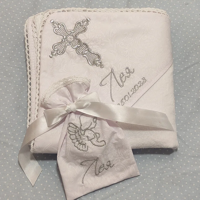 Іменна крижма “Срібло”, хрестик №04